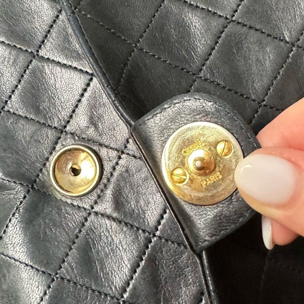 ✅AUTHENTIC✅CHANEL LAMBSKIN QUILTED BAG - Picture 15 of 17